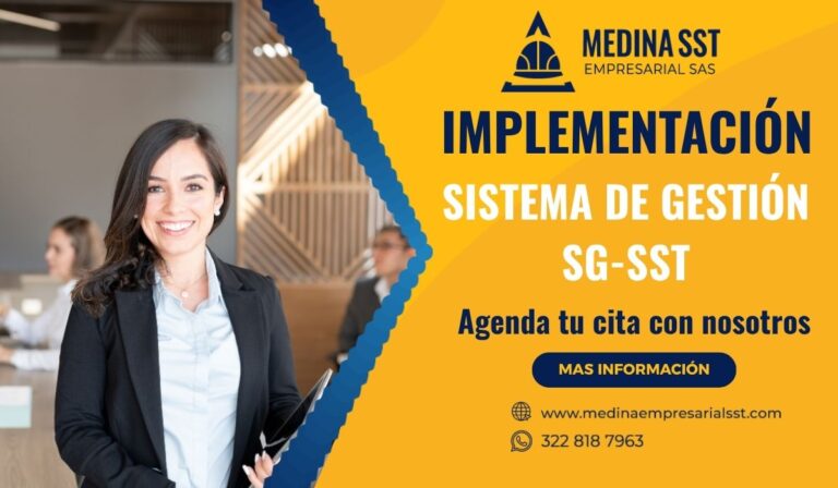 Implementación SG-SST obligatoria. Reporta al Ministerio de Trabajo y cumple con la normatividad.