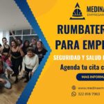 Rumbaterapia para empresas con actividades de baile y motivación laboral, diseñada para integrar equipos, aumentar la productividad y mejorar el clima organizacional.