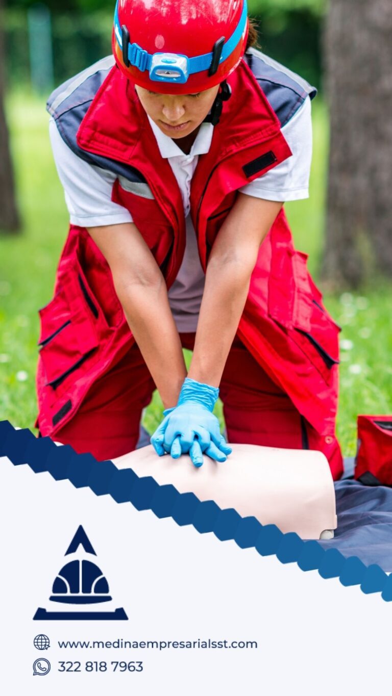 Capacitación en primeros auxilios para empresas conforme a la normatividad colombiana.