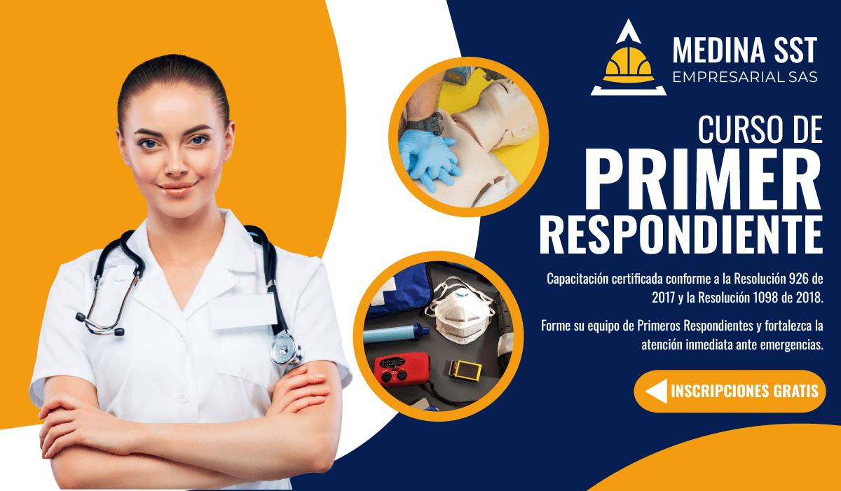 Entrenamiento para responder adecuadamente ante accidentes laborales y comunitarios: quemaduras, fracturas, urgencias médicas y traslado seguro del lesionado.