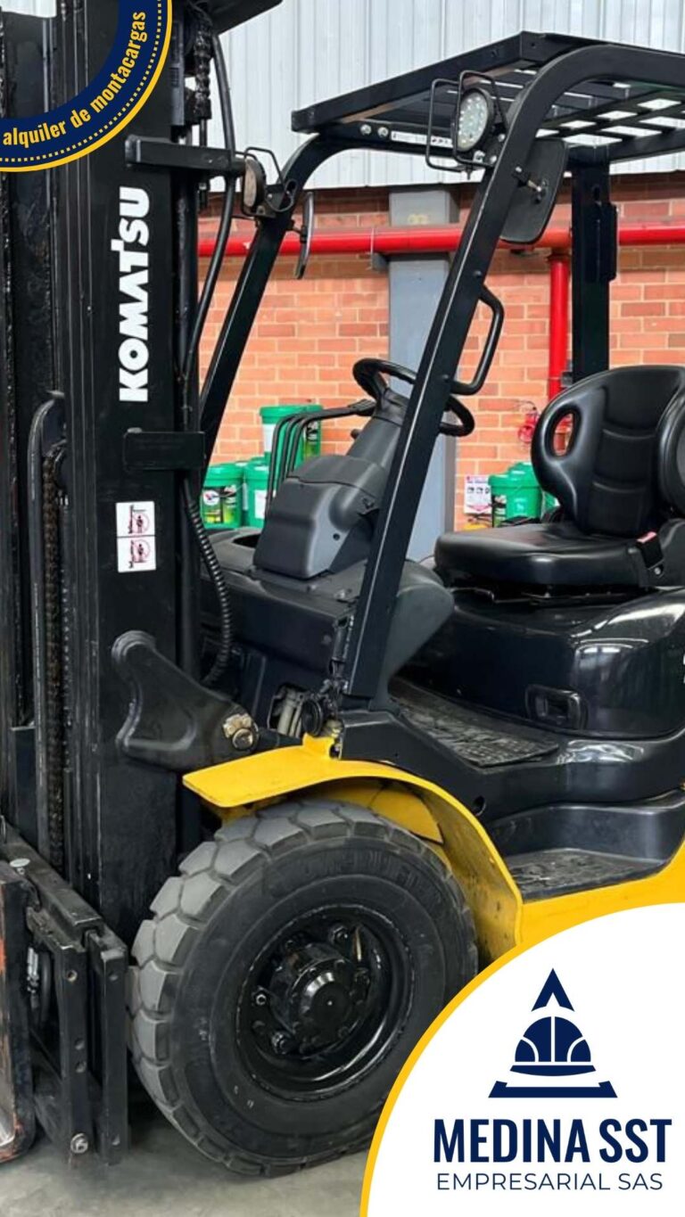 alquiler de montacarga con operador