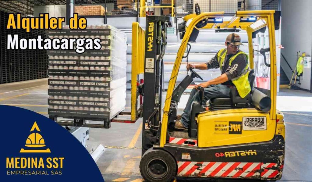 Alquiler de montacargas en Bogotá con operador certificado para empresas e industria