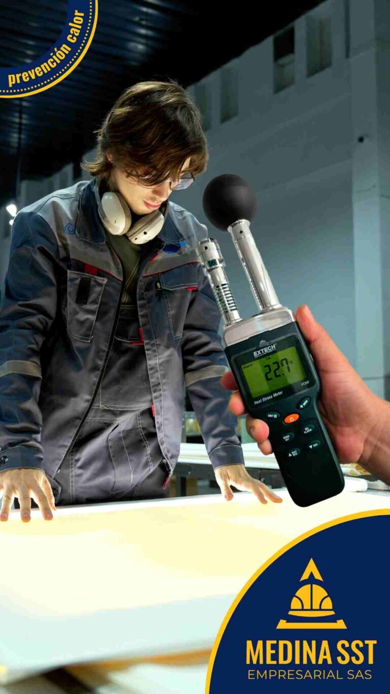 Guía de Mediciones Ambientales de Estrés Térmico en Industria de Vidrio durante el mantenimiento de refractarios en hornos.