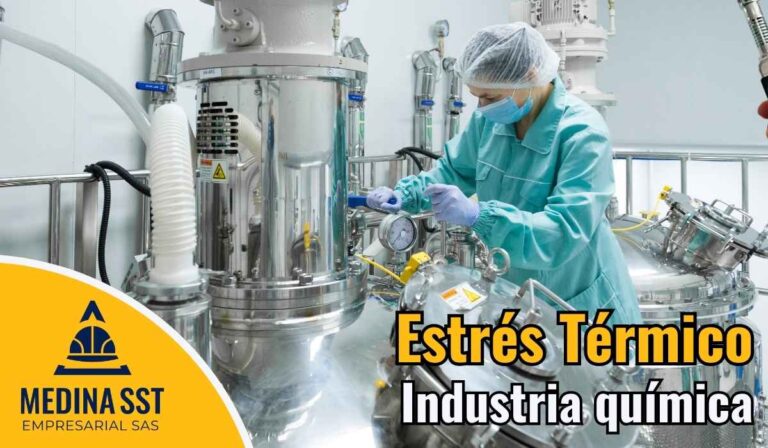 Guía de Mediciones Ambientales de Estrés Térmico en Industria Química durante el mezclado de polvos y granulación.