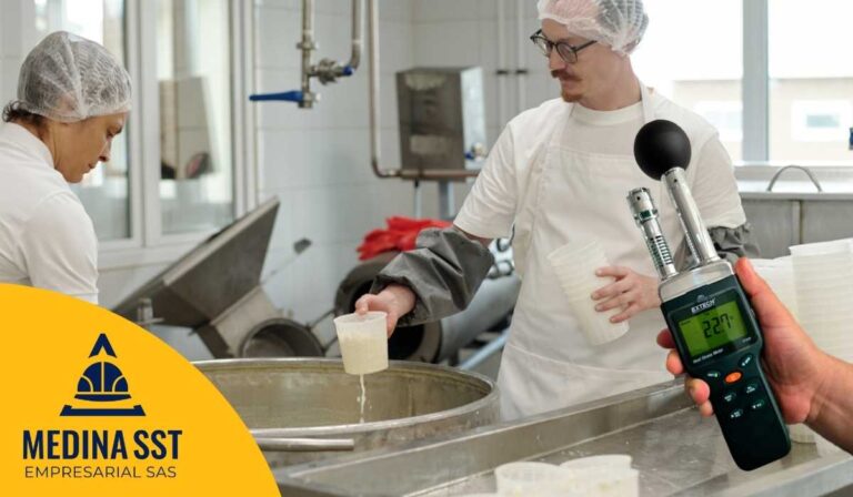 Guía de Mediciones Ambientales de Estrés Térmico en Industria Lácteo en líneas de envasado y túneles de termoencogido.