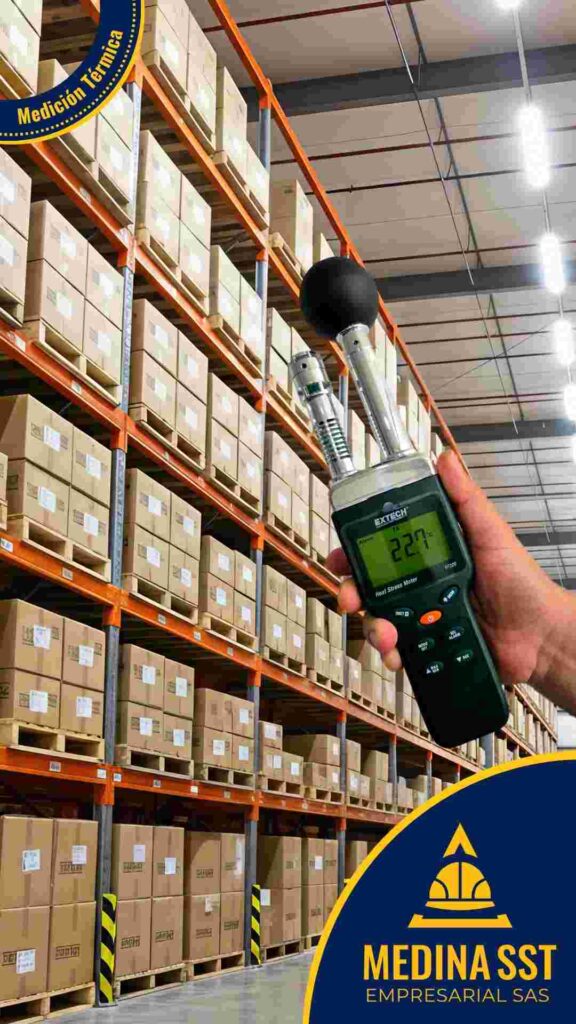 Medición precisa de estrés térmico industrial con equipos de última tecnología.