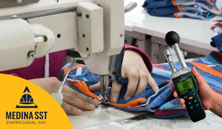 Guía de Mediciones Ambientales de Estrés Térmico en Industria Textil en salas de telares y máquinas de hilandería.