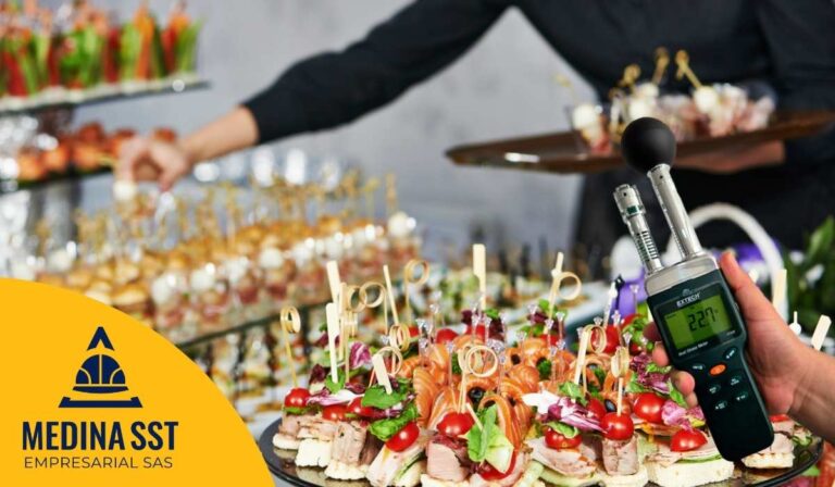 Prevención de agotamiento por calor y estrés térmico en catering industrial