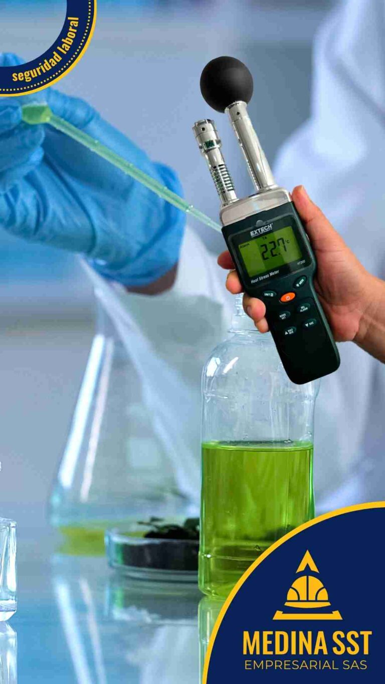 Guía de Mediciones Ambientales de Estrés Térmico en Industria Química aplicada en plataformas de torres de destilación y fraccionamiento.