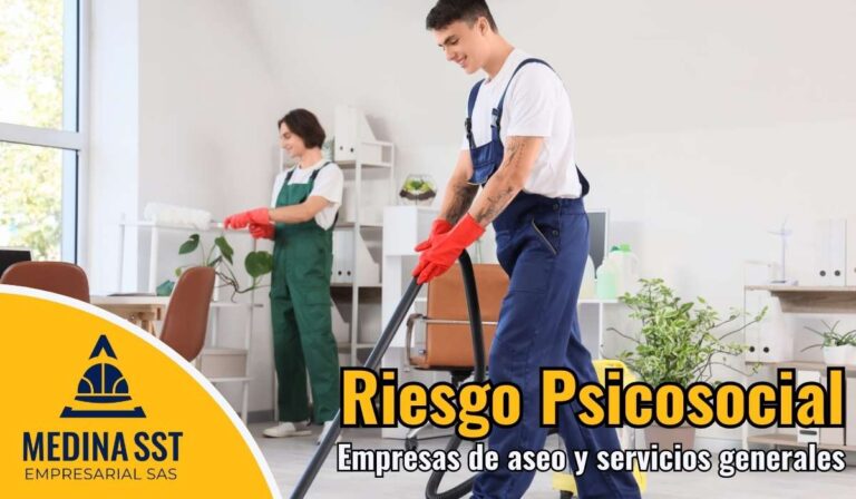 Evaluación de batería de riesgo psicosocial aplicada a empresas de servicios generales y aseo.