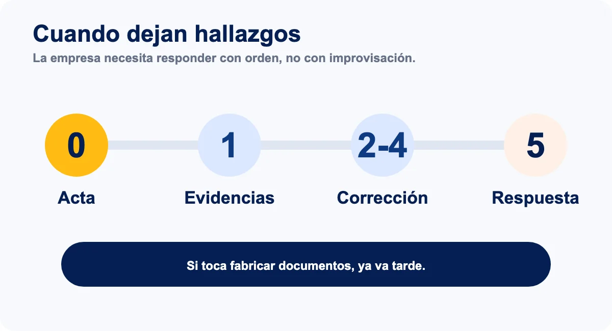 Cinco días para responder hallazgos del Ministerio de Trabajo Línea de tiempo de cinco días para responder hallazgos del Ministerio de Trabajo