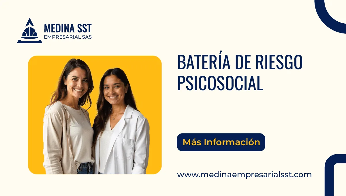 Psicólogo especialista en SST orientando la evaluación de riesgo psicosocial en una empresa