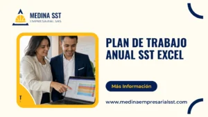 Plan de trabajo anual SST Excel, imagen destacada con el título del artículo